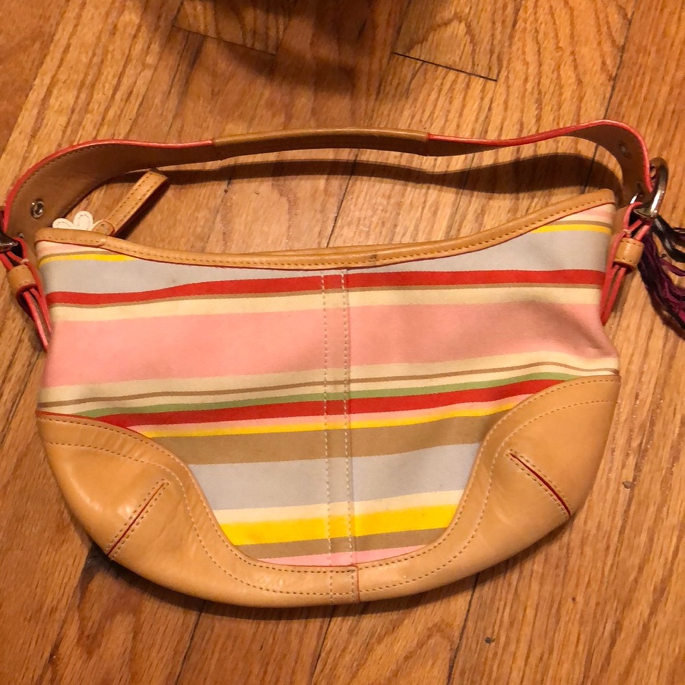 Coach multicolor mini purse